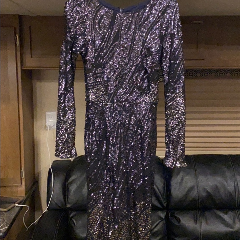 Long sequin gown